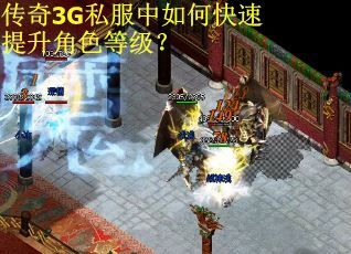 传奇3G私服中如何快速提升角色等级？