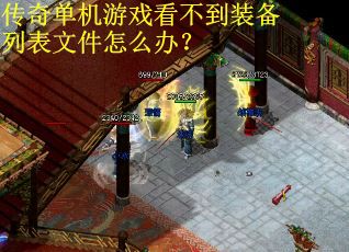 传奇单机游戏看不到装备列表文件怎么办？