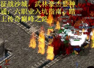 征战沙城，武林豪杰显神通：六职业入坑指南，踏上传奇巅峰之路
