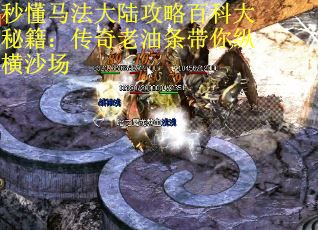 秒懂马法大陆攻略百科大秘籍：传奇老油条带你纵横沙场