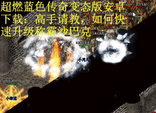超燃蓝色传奇变态版安卓下载：高手请教，如何快速升级称霸沙巴克