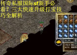 传奇私服国际sf新手必看？三大快速升级打宝技巧全解析
