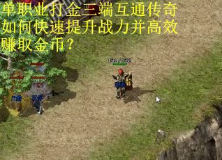 单职业打金三端互通传奇如何快速提升战力并高效赚取金币？