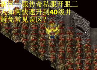 新区一服传奇私服开服三天如何快速升到40级并避免常见误区? 新区一服传奇私服开服三天如何快速升到40级并避免常见误区?