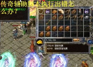 传奇辅助脚本执行出错怎么办？