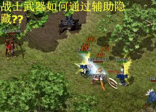 战士武器如何通过辅助隐藏??