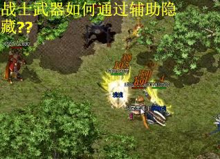 战士武器如何通过辅助隐藏??