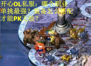 开心OL私服：哪个职业单挑最强？装备怎么搭配才能PK无敌？