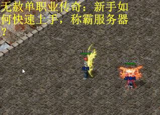 无赦单职业传奇：新手如何快速上手，称霸服务器？