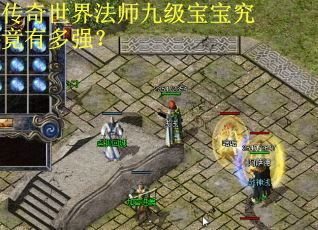 传奇世界法师九级宝宝究竟有多强？